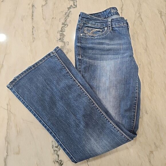 Rhythm In Blues Womens Size 8 Jeans Stitching And Details - Picture 1 of 9